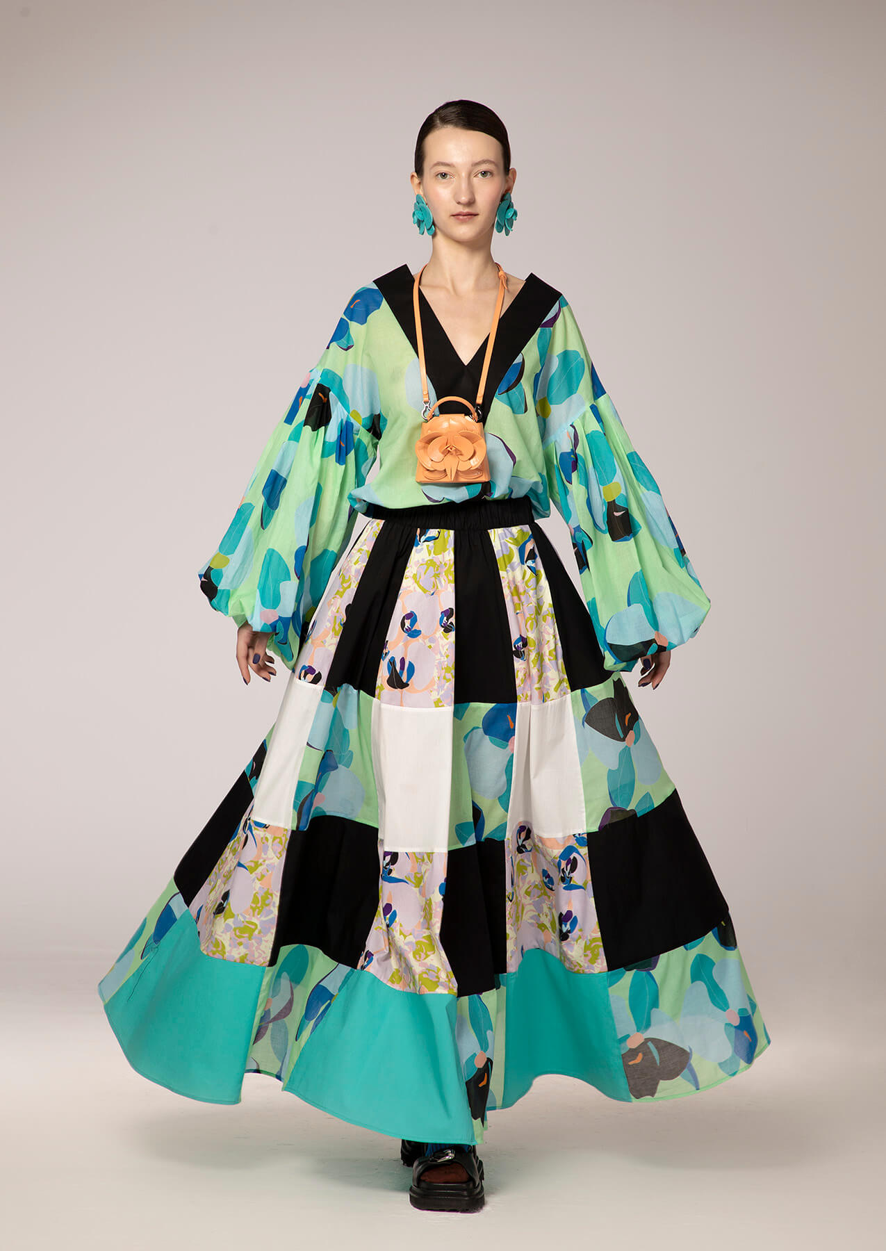 knapp-dance-of-the-orchid-ss2024-multicolor-long-sleeved-max-dress