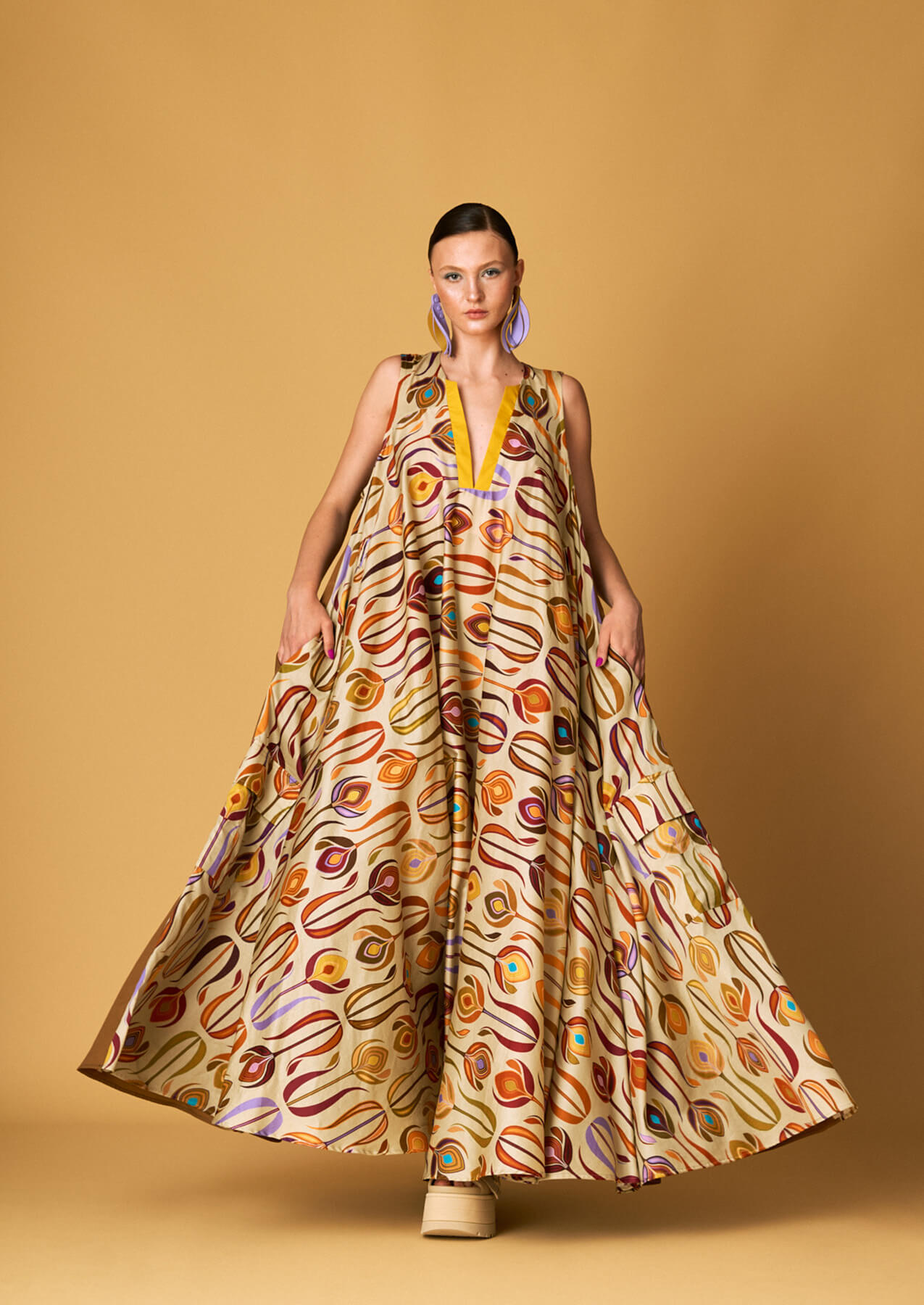 Maxi cotton dress